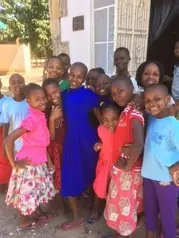 Happy campers from AICT Chang'ombe